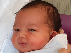 The baby has been named George by hospital staff as he was found the day before St George's Day