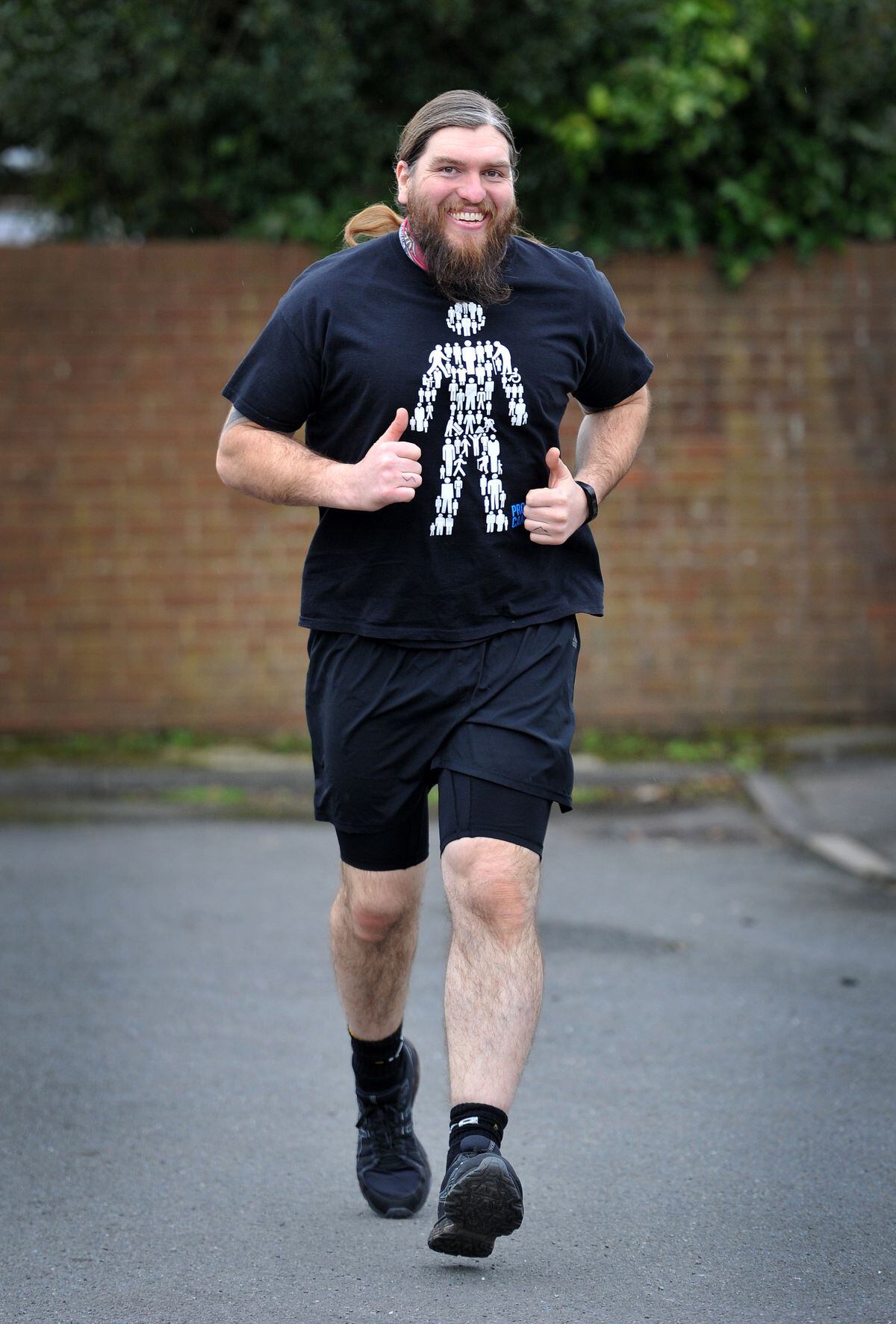 Mark Shingler from Walsall Wood took part in a virtual challenge set to run 26.2 miles throughout January