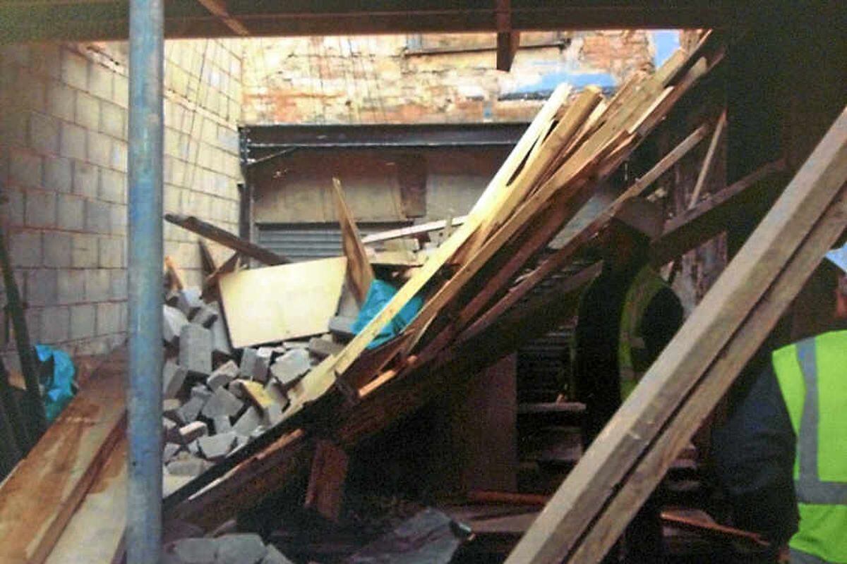 Builders fined £10,000 after collapse of Bilston shop floor