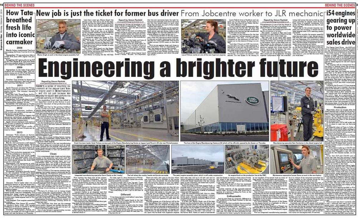 For a special report on JLR, see today's Express & Star