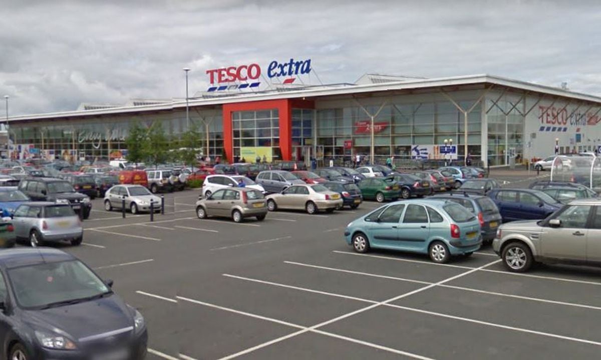 The Tesco Extra supermarket, in Shrewsbury. Image: Google