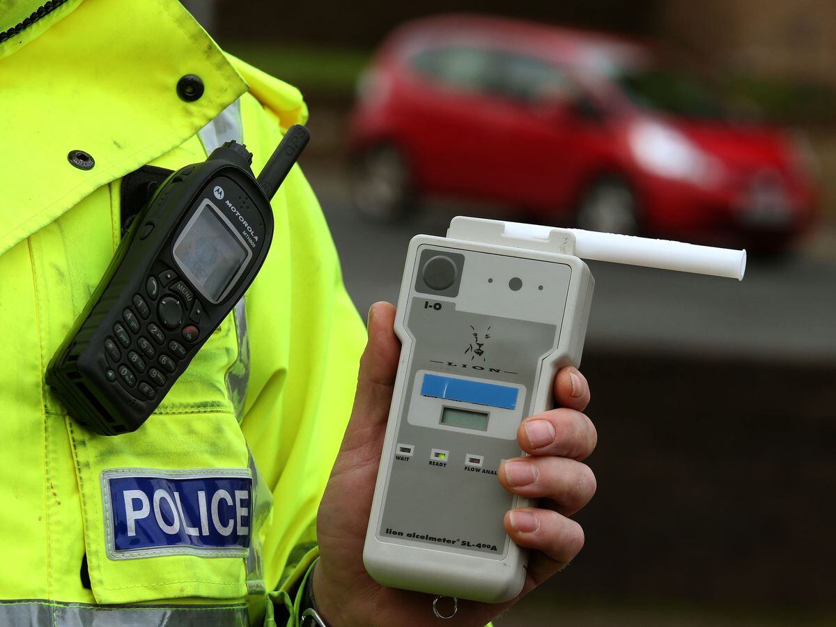 Jarnail Bajwa failed a breath test after driving along the M40