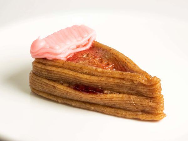 Seven-ingredient dessert created using 3D printers