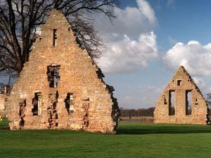 This ruin at Acton Burnell is arguably one of the most historically important tithe barns in Britain, being the site in the 13th century of the first meeting of parliament.