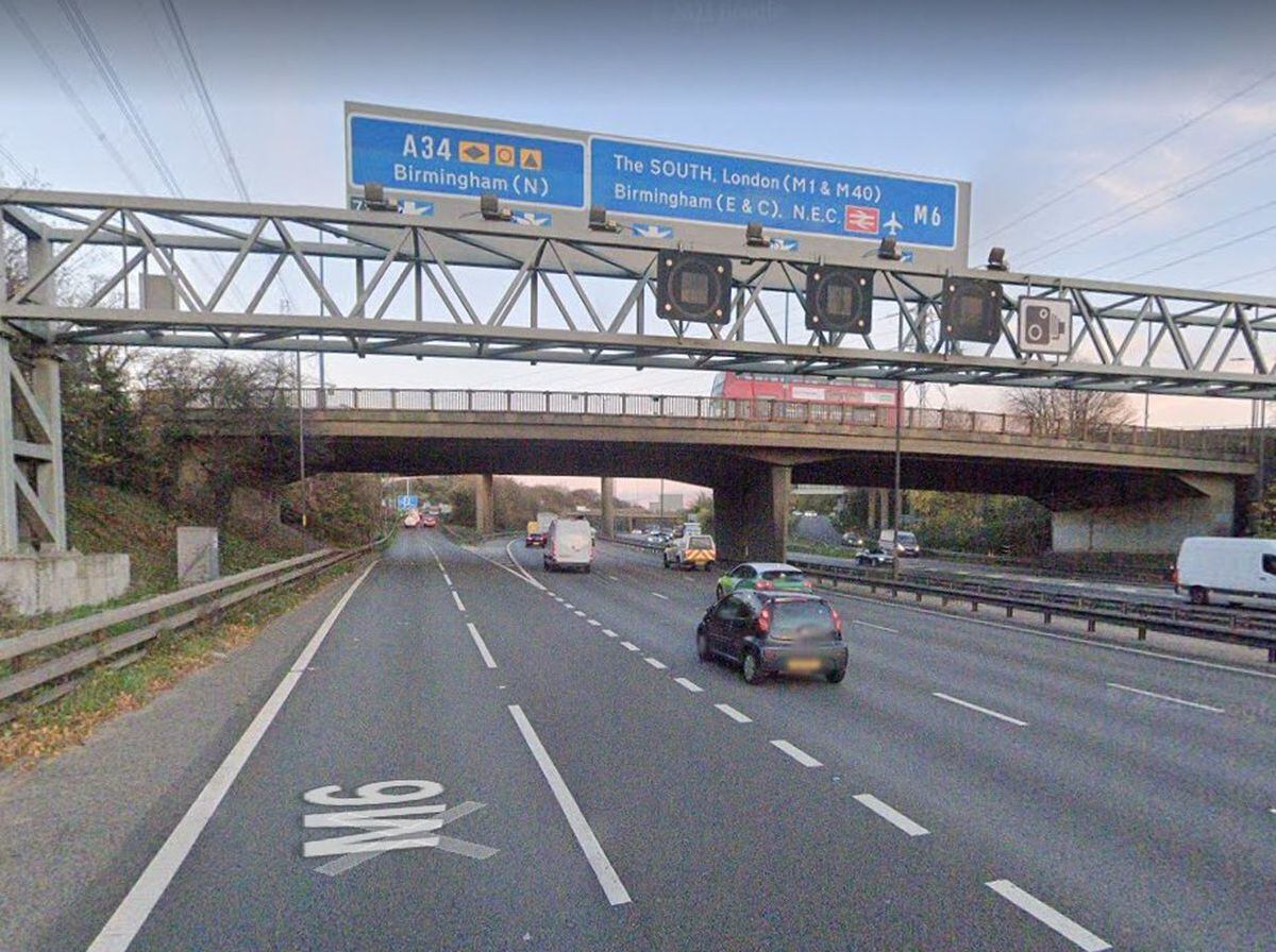 Junction 7 of the M6. Photo: Google