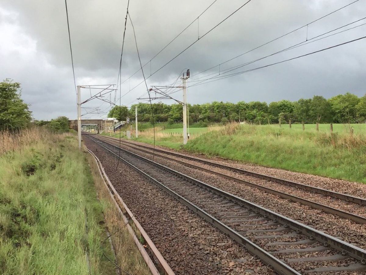 Damaged cables at Carstairs