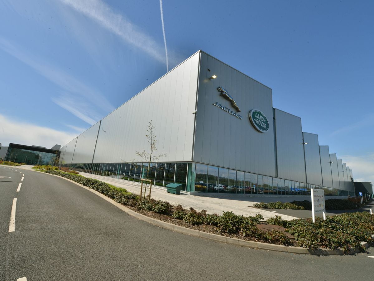 The Jaguar Land Rover is planning to switch its engine plant near Wolverhampton to the manufacturing of electric motors. .