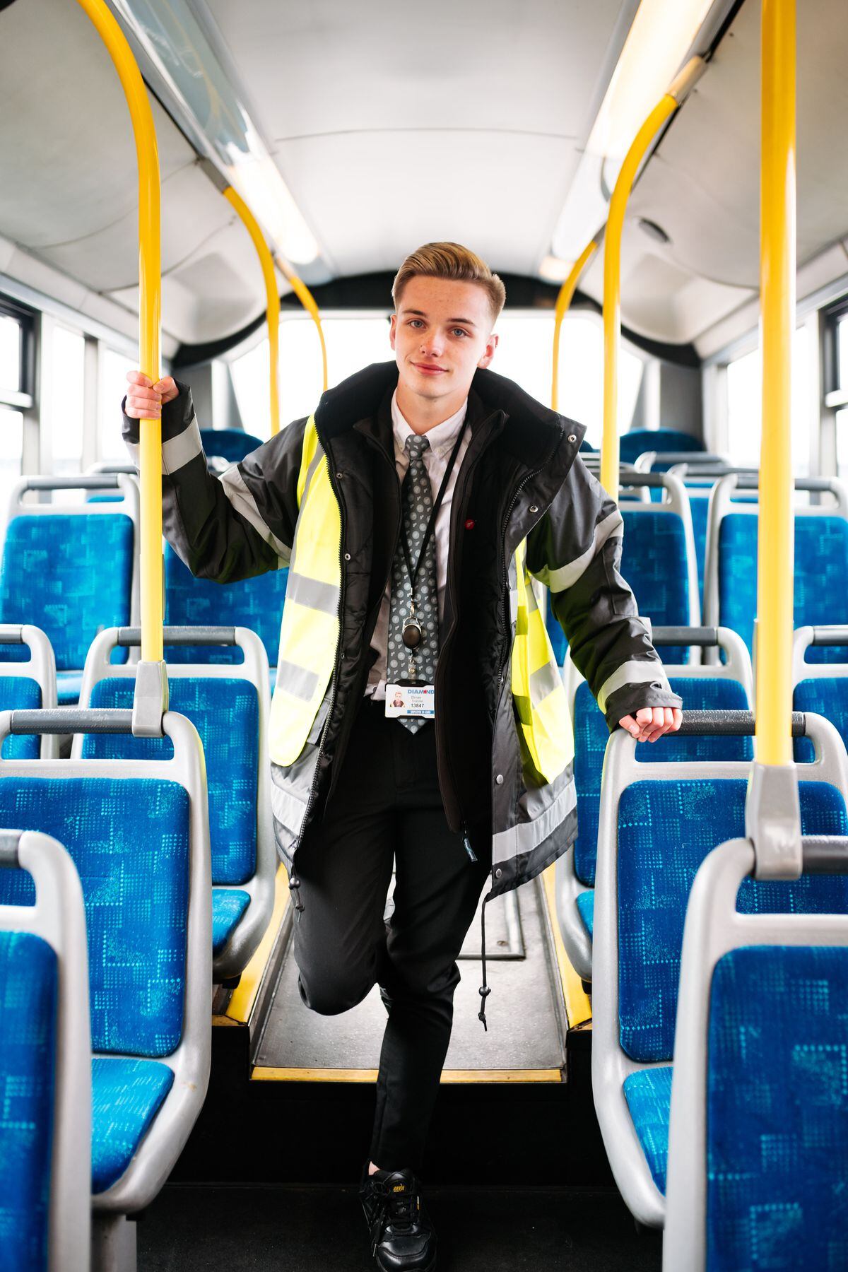 Keenan has been working in the Black Country for Diamond Bus over the last six weeks
