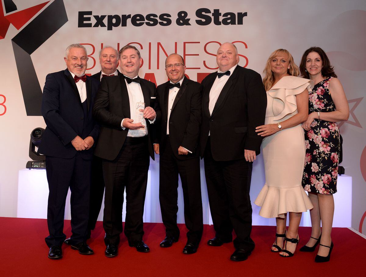 Pallet-Track received the business of the year trophy in 2018