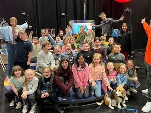 The pupils were invited to be part of a live studio audience for the show