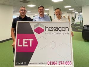 Damon Smith, Mint Technology; Harvey Pearson, Hexagon Commercial Property and Jon Dunn Mint Technology