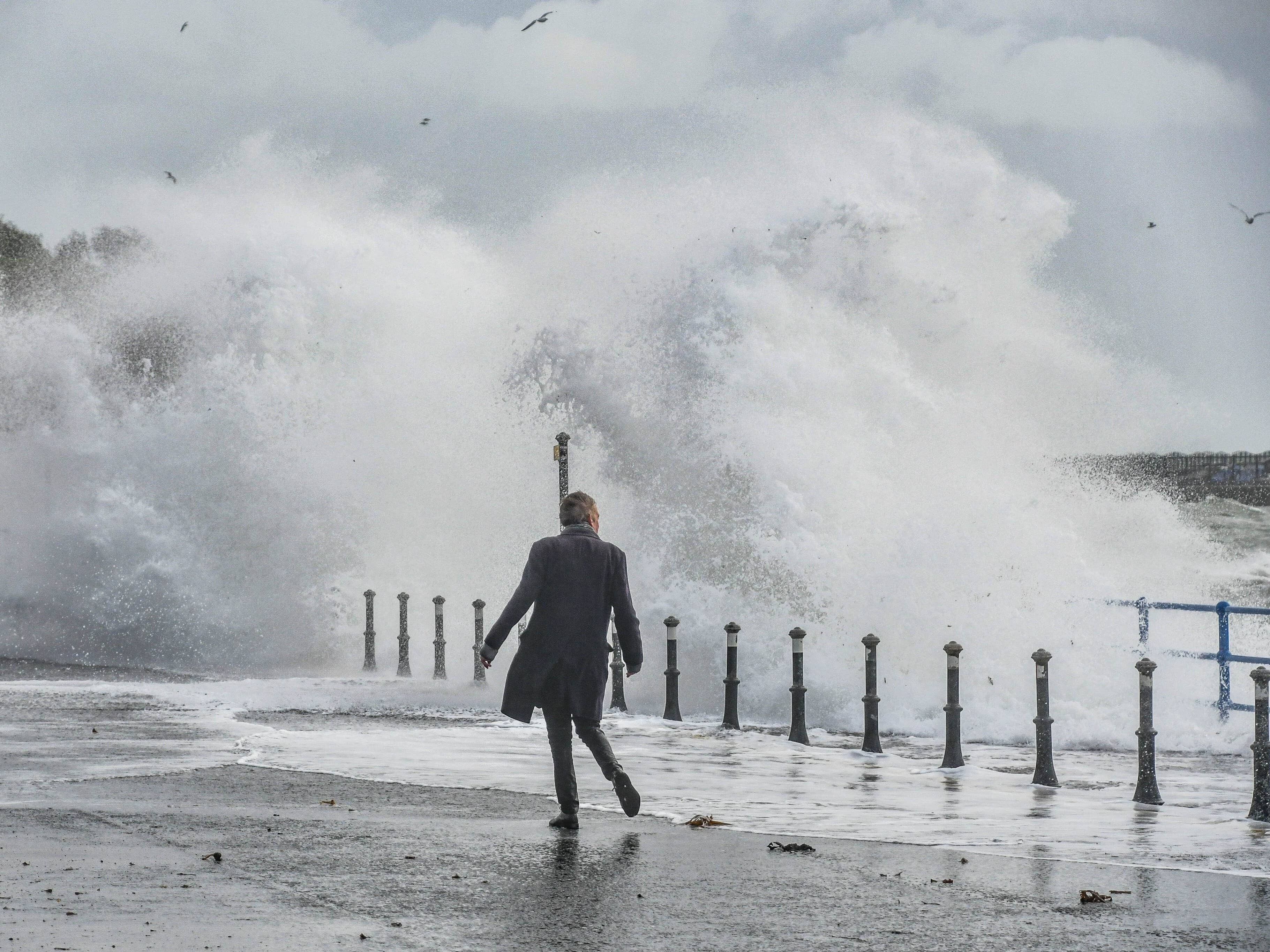 Flood alerts and wind warnings issued as Scotland battles Storm Kathleen