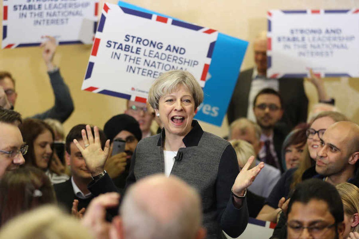 General Election 2017: Theresa May hits West Midlands campaign trail - with PICTURES and VIDEO