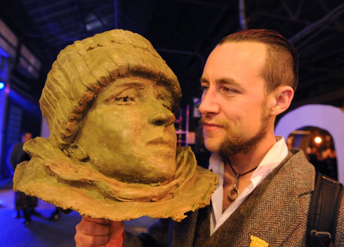 Sculptural artist Luke Perry, of Wordsley