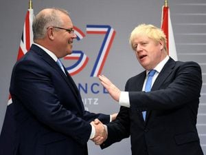 Prime Minister Boris Johnson meets Australian Prime Minister Scott Morrison
