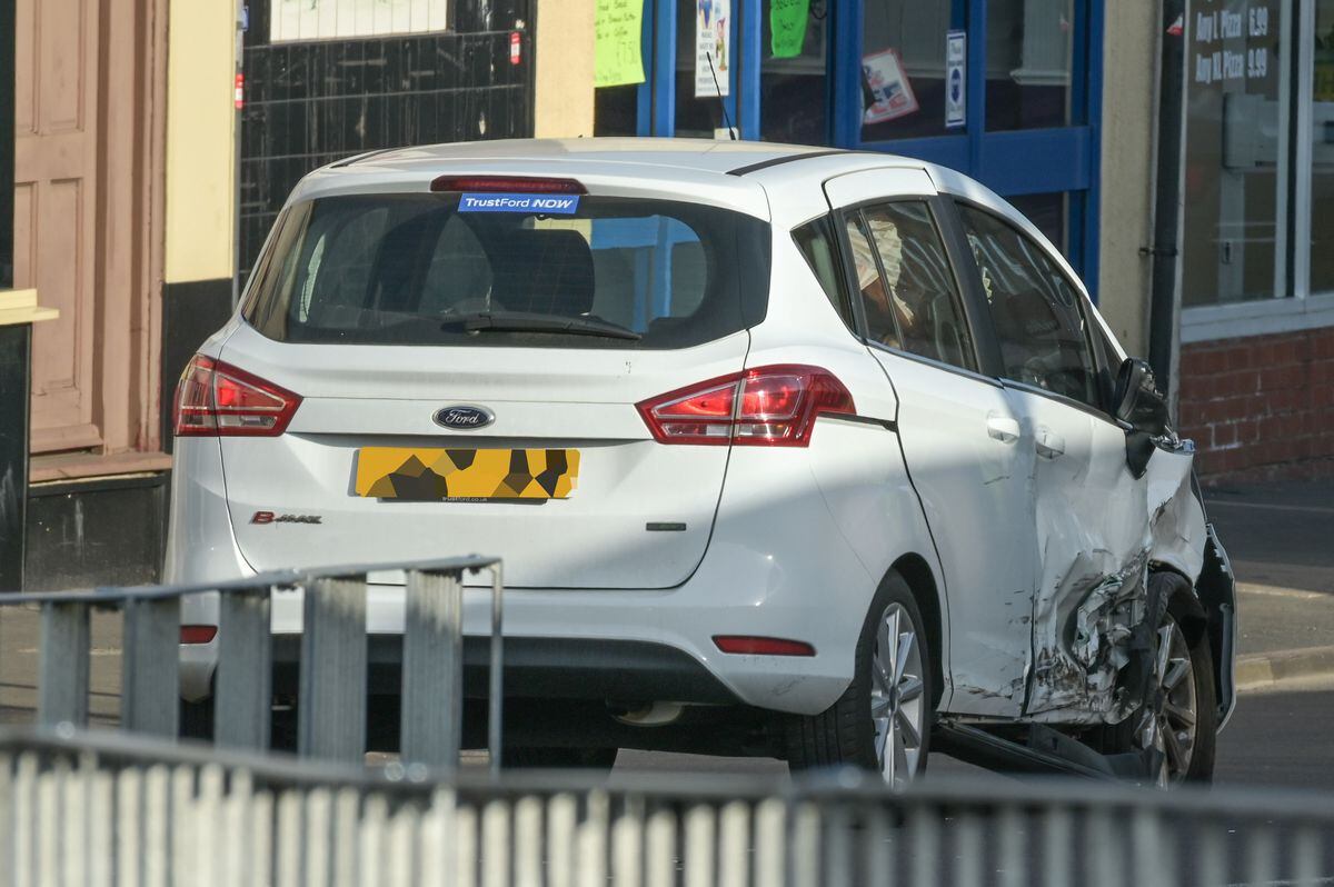 The Ford B-Max involved in the collision. Photo: SnapperSK