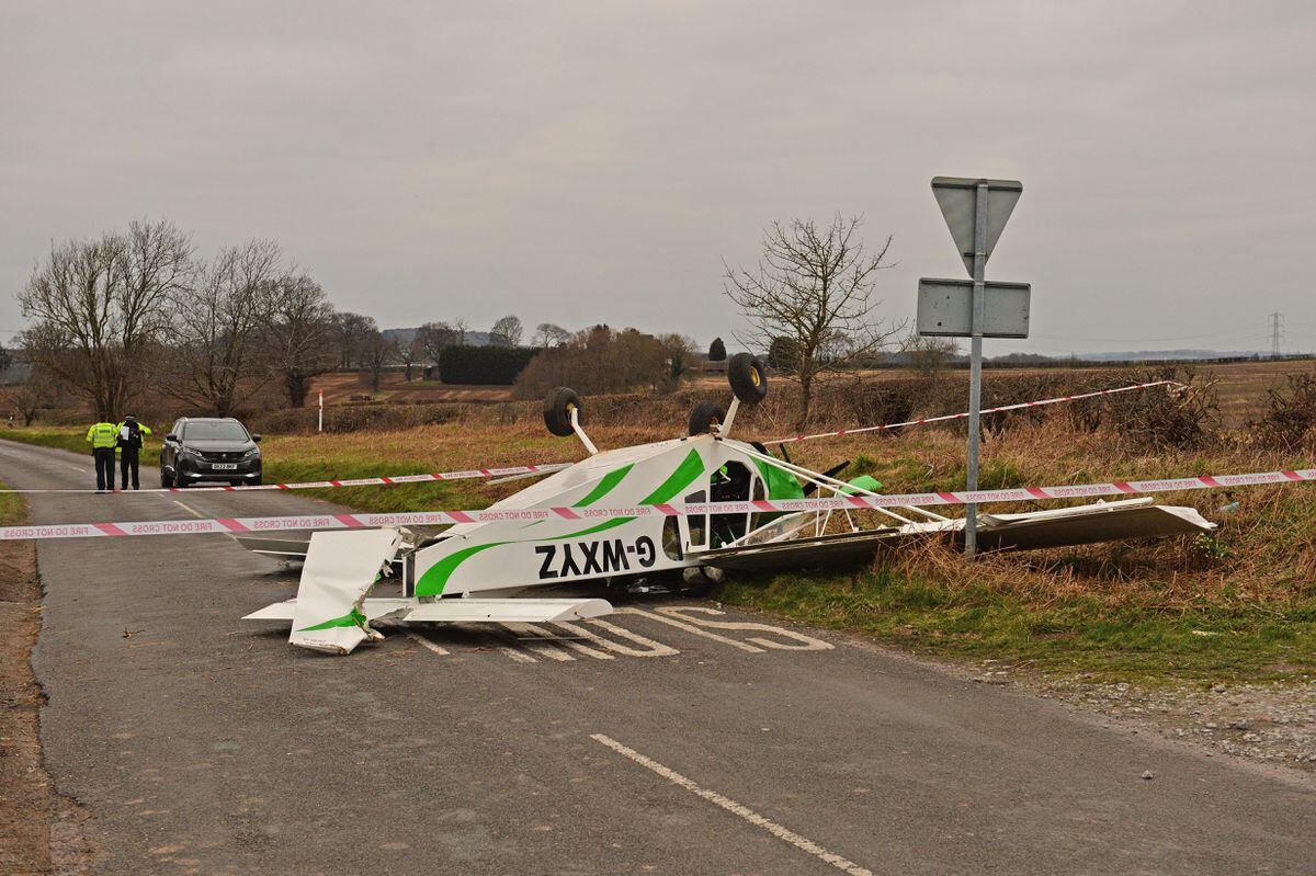 An image of the plane that crashed (Tim Sturgess).