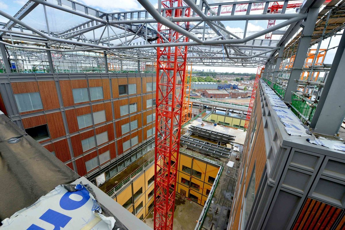 Inside the Midland Met in May 2018 months after work stopped following the collapse of Carillion 