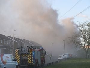 Residents living nearby were advised to keep windows closed as smoke drifted across the area. Photo: SnapperSK