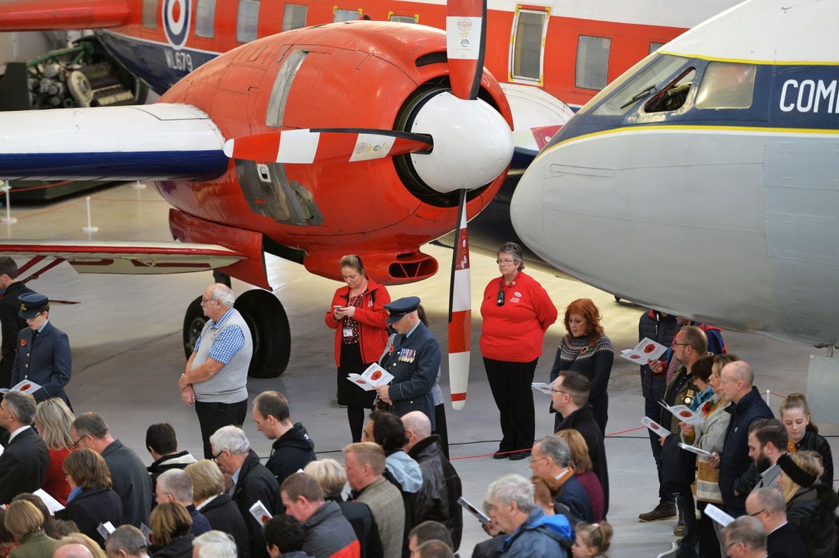 The Remembrance Service at RAF Cosford