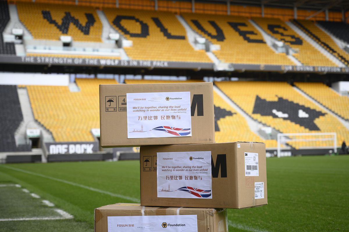 Wolves' owners Fosun donate huge cargo of protective clothing to New Cross in heart-warming gesture