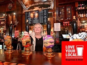 Licensee Kim Langford at The Black Country Arms