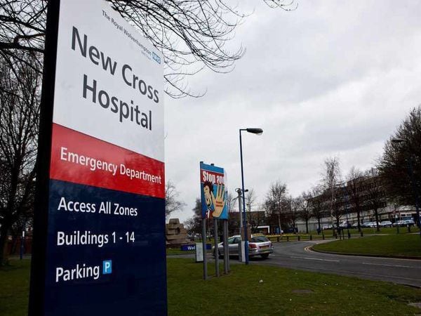New Cross Hospital, Wolverhampton, is among hospitals missing targets, pushing it down the NHS rankings