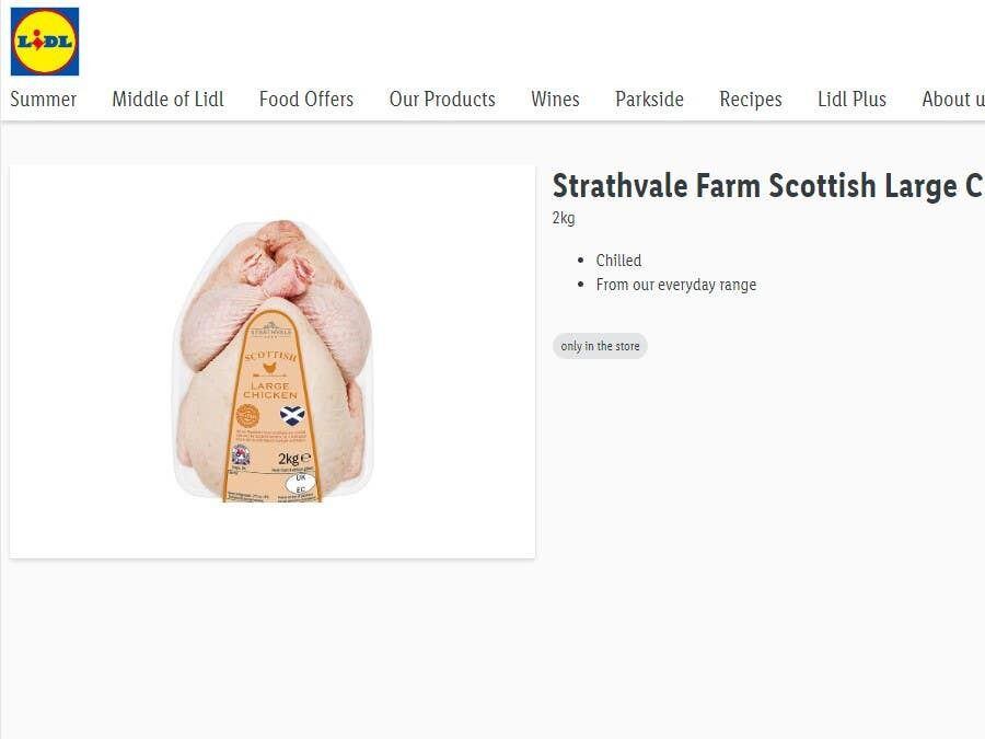 Lidl quizzed by MPs over ‘Strathvale farm’ Scottish chicken