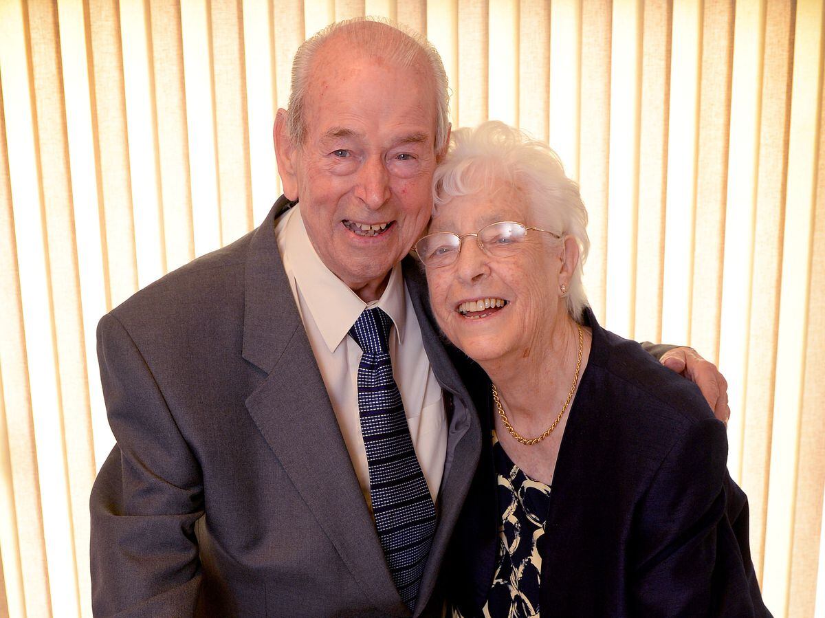 Frederick and Margaret Dainty from Fordhouses have celebrated their 65th wedding anniversary