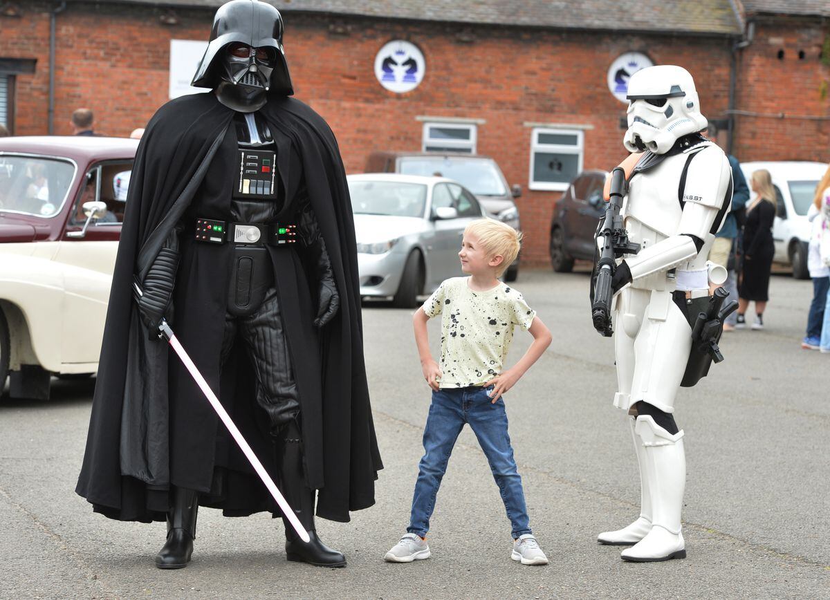Brody Widdowson from Penkridge joins the Empire alongside Darth Vader and a Stormtrooper
