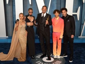 The Smith family at the 94th Academy Awards – Vanity Fair Party – Los Angeles