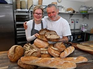  Michelle and Dave Brewer at Orchard Hills Bakery, Aldridge