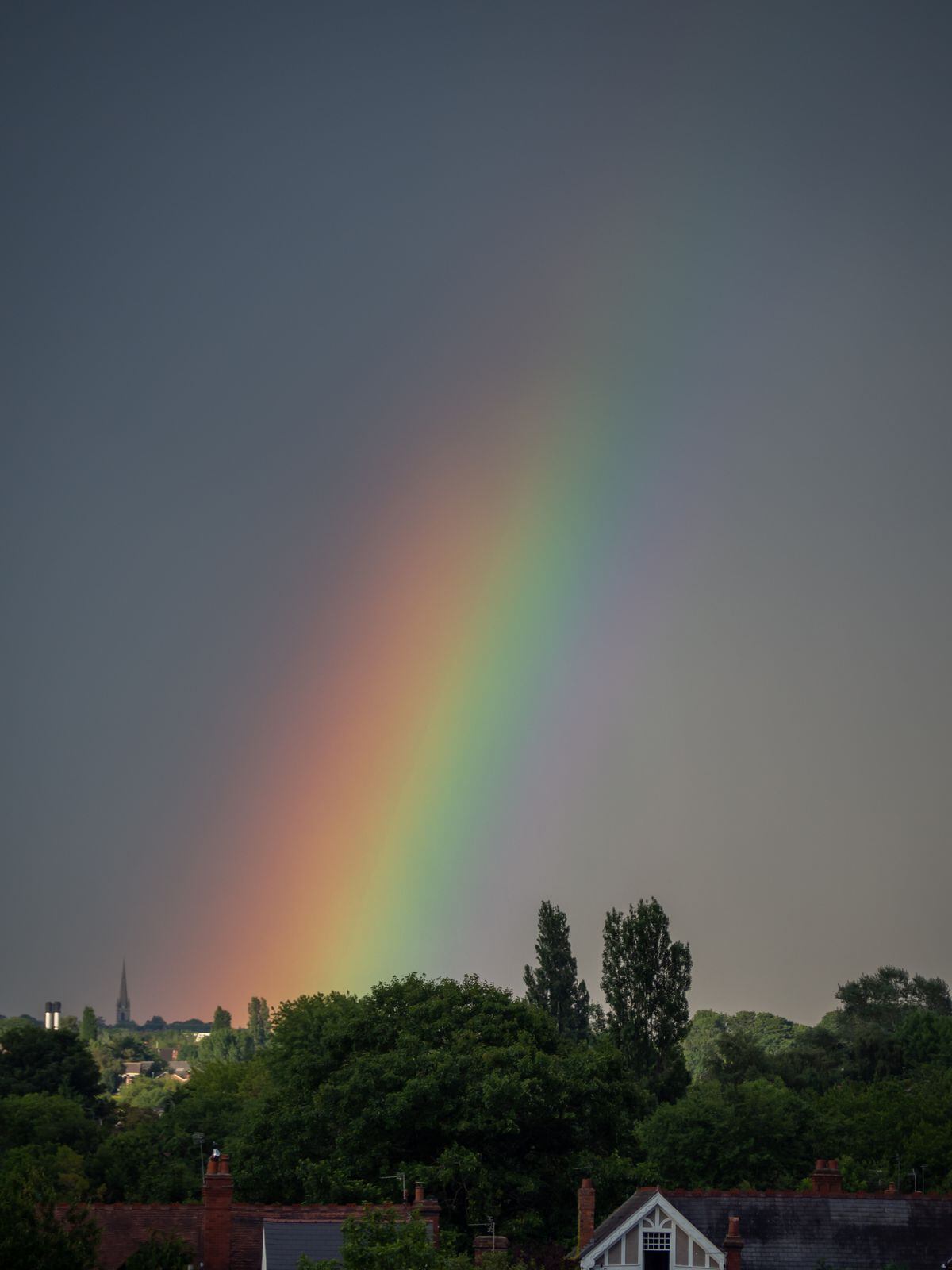 A rainbow seen in Kingswinford by Joanna Noble