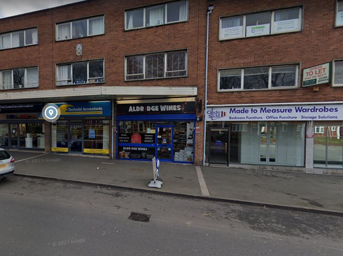 A member of staff from Alridge Wines on Leighswood Road was threatened with a knife