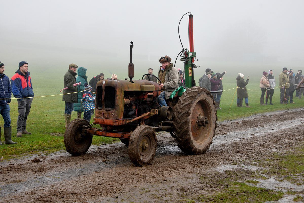 The annual Tractor Run saw a host of people take part in their tractors. Photo: Colin Hill