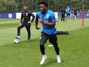 Josh Maja has been training at Albion's Walsall base to build up his fitness and is set for a place on the bench in The Hawthorns opener against Swansea tomorrow (Photo by Adam Fradgley/West Bromwich Albion FC via Getty Images).