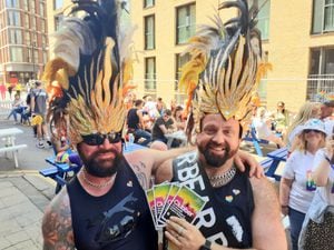 Gay Pride revellers with the Clubber's Guide