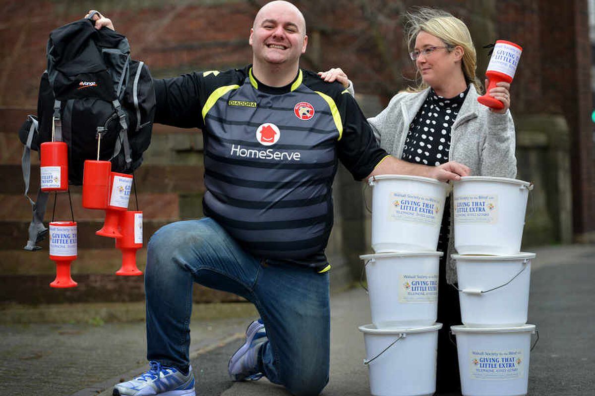 Saddlers fan in walk from Walsall to Wembley in memory of grandfather
