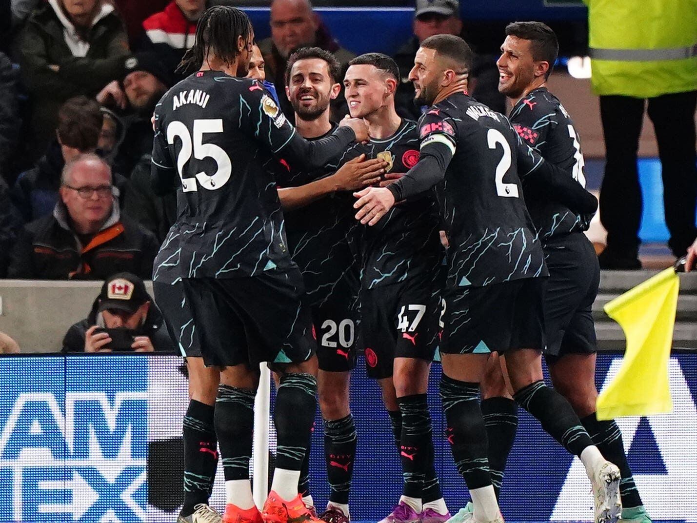 Phil Foden brace helps Man City thump Brighton and close gap on leaders Arsenal