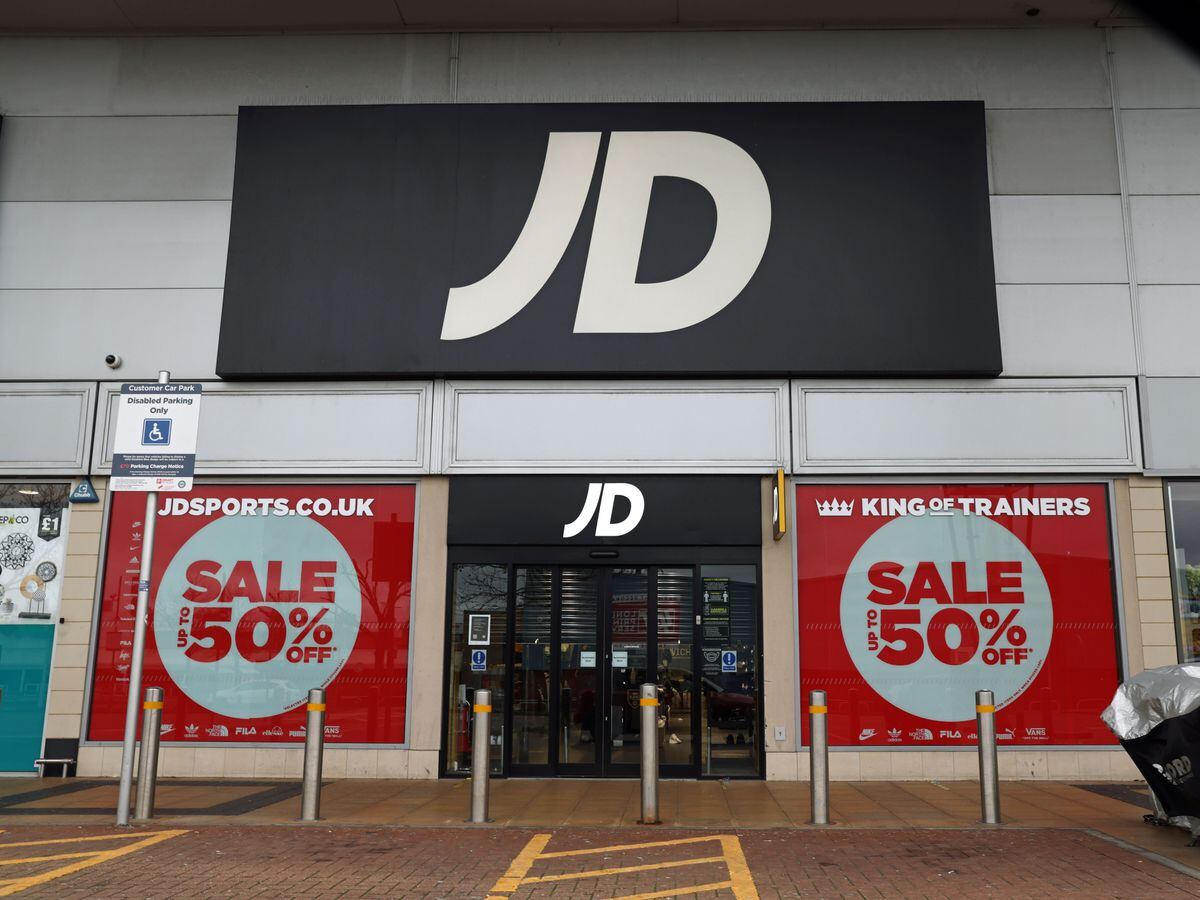 The doors to JD Sports at Greenwich Peninsular