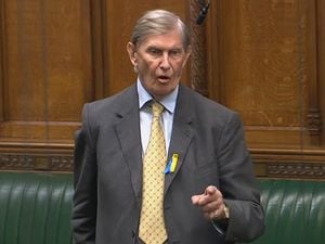 Sir Bill Cash speaking in the Commons during a debate on the Northern Ireland Protocol Bill 