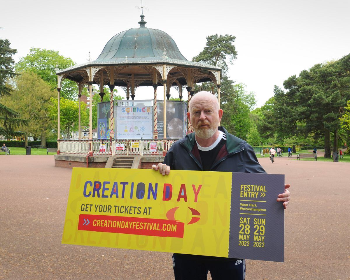 Ready for Creation Day Festival 2022, Alan McGee, at West Park, Wolverhampton