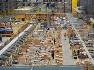Inside the huge Amazon warehouse at Rugeley