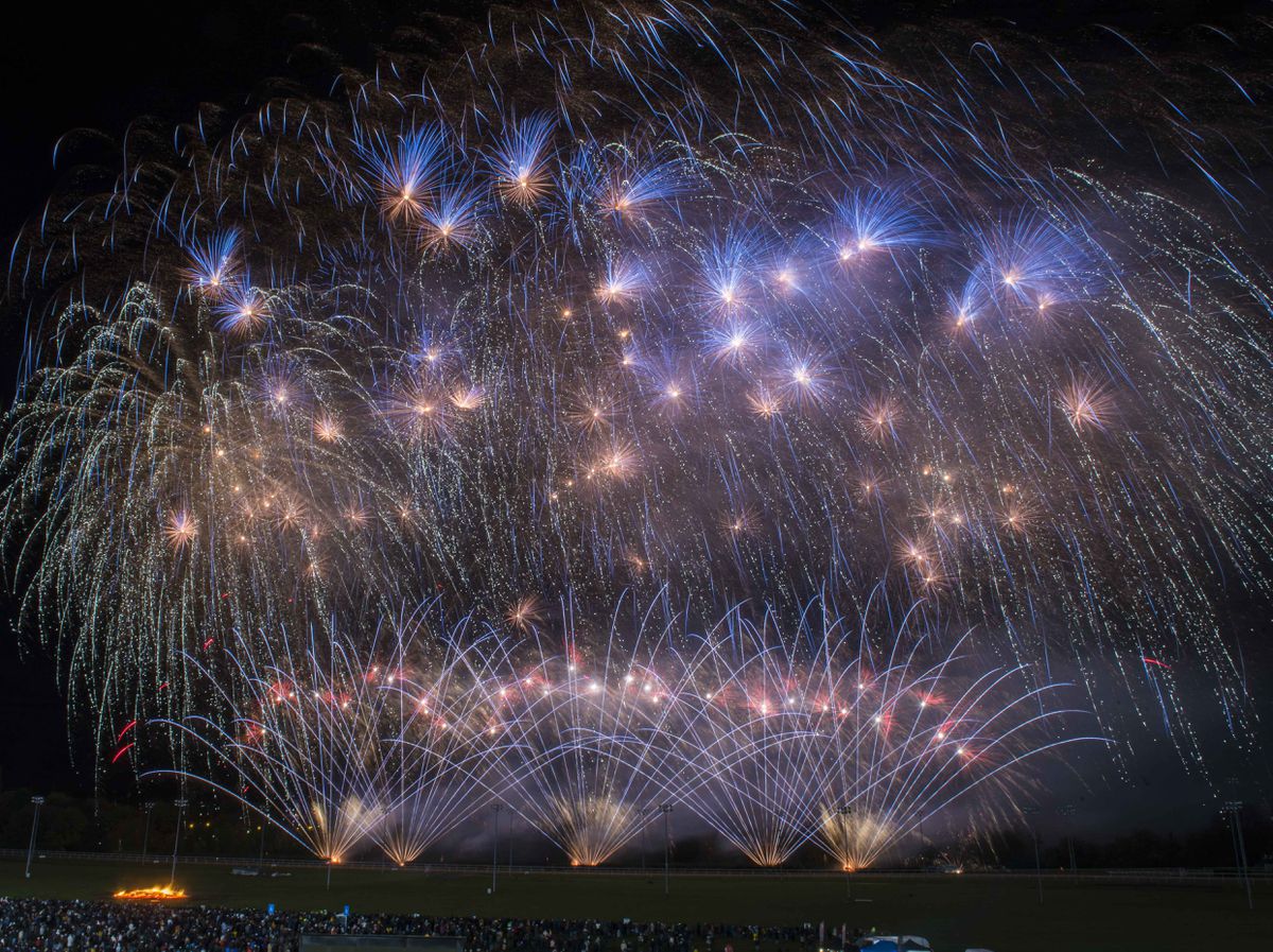 The Wolverhampton Racecourse fireworks in 2019. Photo: Wolverhampton Council.