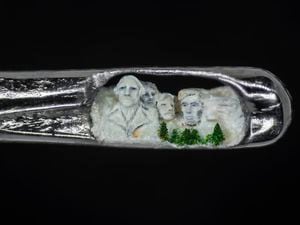 Mount Rushmore, with the US presidents