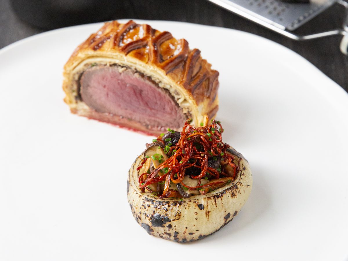 The Beef Wellington at Craft Dining Rooms