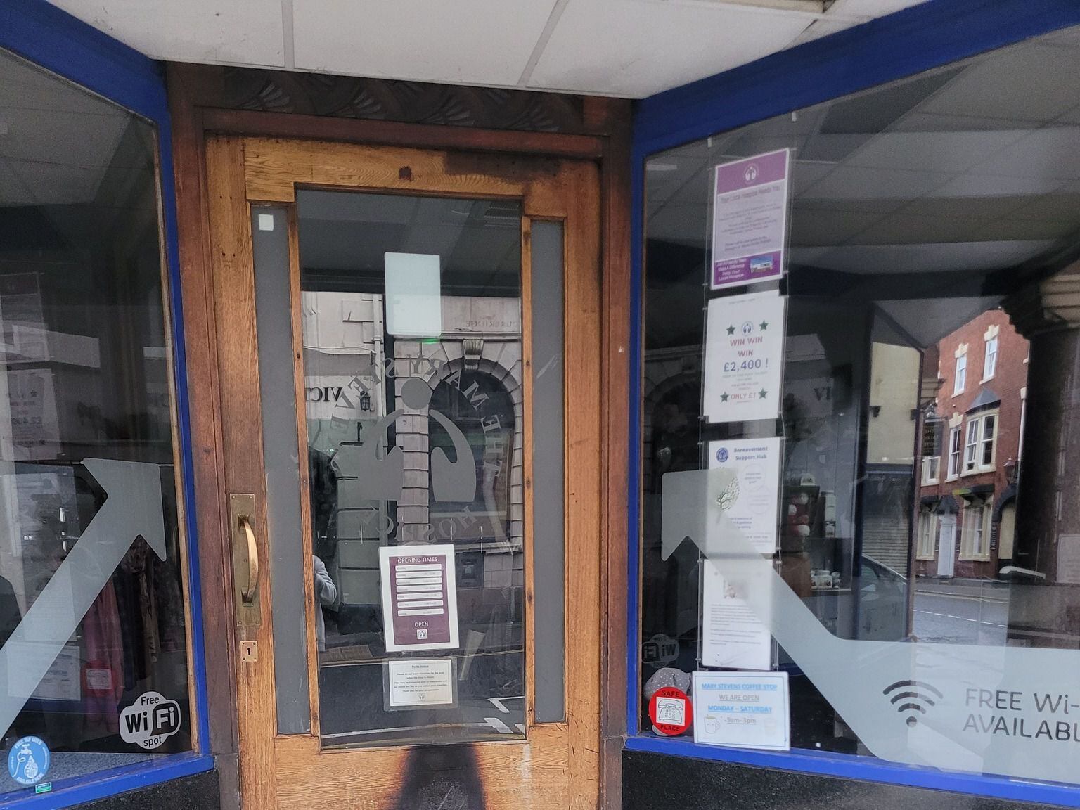 Cash-strapped hospice relieved charity shop prevented from burning down after arson