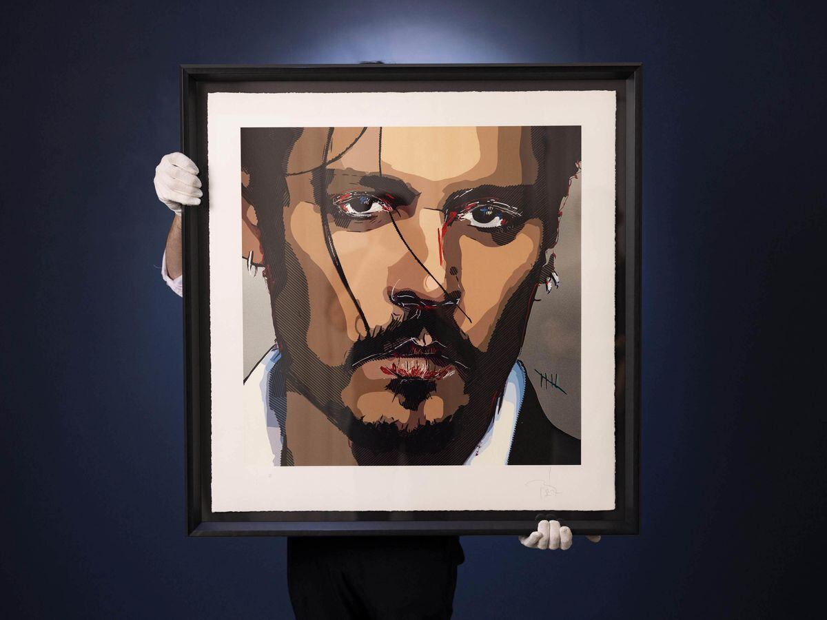 Johnny Depp unveils self-portrait which captures his ’emotional ...
