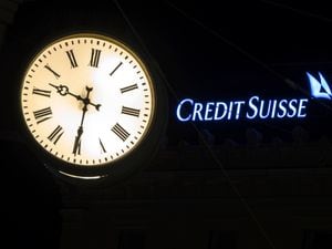 Credit Suisse clock