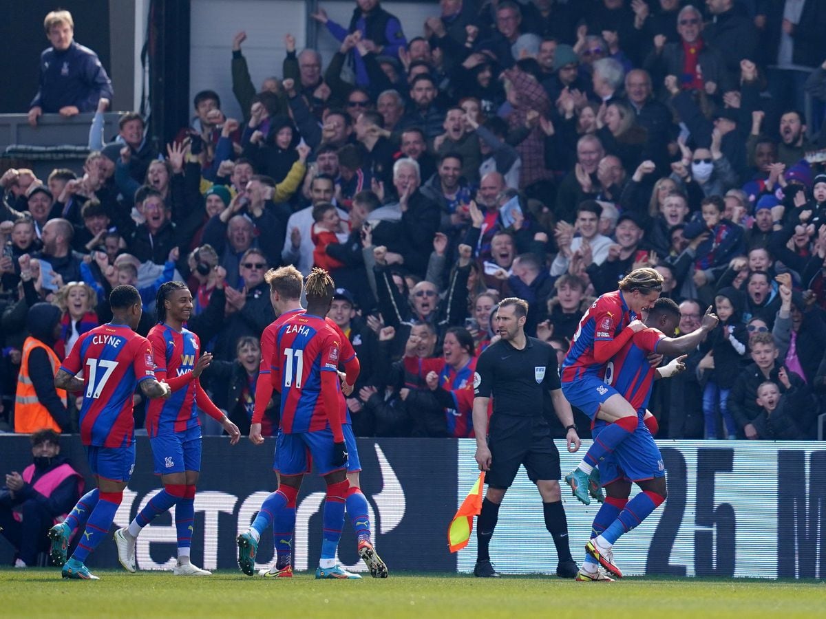 Crystal Palace trashed Everton 4 – 0 … The Eagles are heading to Wembley for the FA Cup Semifinal